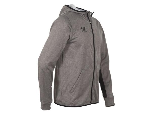 UMBRO Core Tech Hood Zip 19 Mørk grå XXL Treningsjakke med hette i polyester 